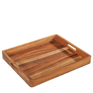 Zassenhaus Serviertablett, Akazie, Holz, Akazie, rechteckig, 43x6x52 cm, Tischkultur & Servieren, Tabletts
