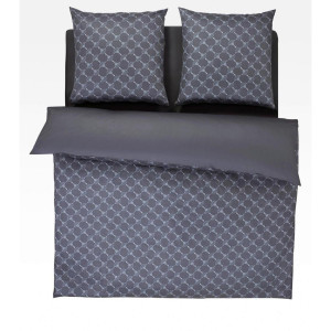 JOOP! Wendebettwäsche Cornflower Gradiant, Graphit, Textil, Graphik, 200x200 cm, Oeko-Tex® Standard 100, pflegeleicht, schadstoffgeprüft, edel