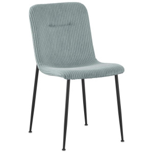 Xora Stuhl, Jadegrün, Textil, Metall, Rundrohr, 43x83x56 cm, Stoffauswahl, Esszimmer, Stühle, Esszimmerstühle, Vierfußstühle