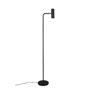 Trio Leuchten Stehleuchte Marley, Schwarz, Metall, 23x151 cm, Kippschalter, Lampen & Leuchten, Innenbeleuchtung, Leuchten nach Räumen,