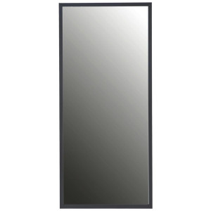 Carryhome Wandspiegel, Schwarz, Glas, rechteckig, 50x110x1.93 cm, Spiegel, Wandspiegel