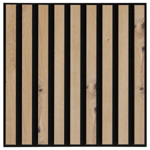 Xora Akustikpaneel, Eiche Artisan, Textil, Holzwerkstoff, 40x40x1.8 cm, Tapeten & Wandverkleidungen, Akustikpaneele