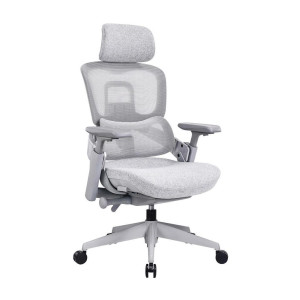 Novel Drehstuhl, Grau, Metall, Kunststoff, Textil, Drehkreuz, 65x113-123x66-73 cm, inklusive Armlehnen, Arbeitszimmer, Bürostühle, Drehstühle