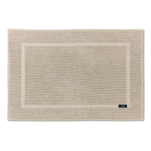 JOOP! Badteppich Pearl, Sand, Textil, Uni, rechteckig, 50x70 cm, Made in Germany, für Fußbodenheizung geeignet, Badtextilien, Badematten