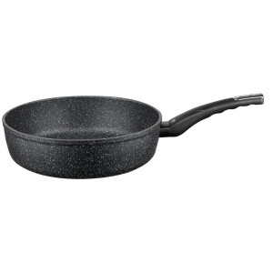 Elo Schmorpfanne Granit Evolution, Schwarz, Metall, rund, antihaftbeschichtet, Kochen, Pfannen, Bratpfannen