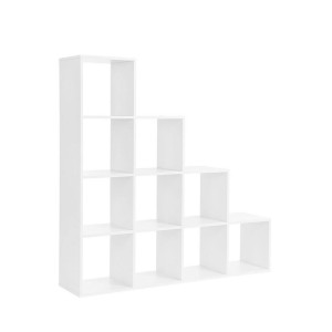 Boxxx Raumteiler, Weiß, Holzwerkstoff, 5 Fächer, 129.5x129.5x29 cm, Wohnzimmer, Raumteiler & Paravents, Raumteiler