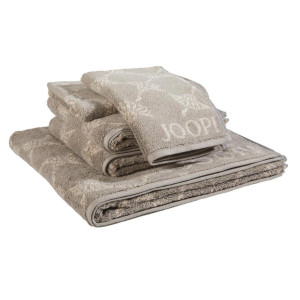 JOOP! Frottierset Classic Cornflower, Graphit, Taupe, Textil, 5-teilig, Abstraktes, Oeko-Tex® Standard 100, saugfähig, Aufhängeschlaufe,