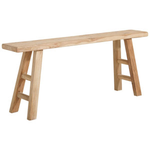 Livetastic Hockerbank, Natur, Holz, Recyclingholz, vollmassiv, 120x50x25 cm, Esszimmer, Bänke, Sitzbänke