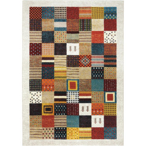 Novel Webteppich Cassandra, Mehrfarbig, Textil, Vintage, rechteckig, 133x190 cm, Textiles Vertrauen - Oeko-Tex®, in verschiedenen Größen erhältlich,