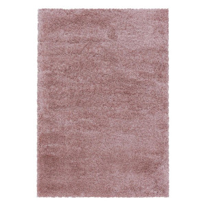Ayyildiz Hochflorteppich Fluffy 3500 Rosa, Rosa, Textil, Uni, rechteckig, 160x230 cm, Oeko-Tex® Standard 100, für Fußbodenheizung geeignet,