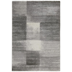 Novel Webteppich, Grau, Textil, Karo, rechteckig, 160x230 cm, Oeko-Tex® Standard 100, für Fußbodenheizung geeignet, Teppiche & Böden, Teppiche,