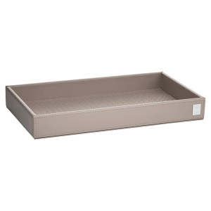 JOOP! Tablett, Grau, Beige, Kunststoff, rechteckig, 28x3.5x15 cm, Tischkultur & Servieren, Tabletts