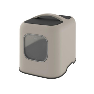 Rotho Katzentoilette Biala, Cappuccino, Kunststoff, 51x39.5x44.3 cm, Freizeit, Tierbedarf, Tierzubehör