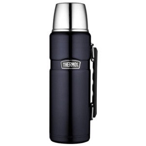 Isolierflasche Stainless King, Dunkelblau, Metall, 1,2 L, 1.2 cm, schadstofffrei, rostfrei, bruchsicher, hält kalt, warm, Schraubverschluss,