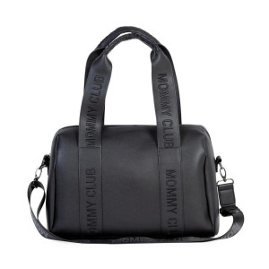 Childhome Wickeltasche Mommy Club Vegan Leder Schwarz, Schwarz, Kunststoff, Lederoptik, 38x21x27 cm, Baby on Tour, Kinderwagen, Wickeltaschen &