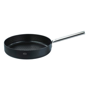 Rösle Bratpfanne Ebonic, Schwarz, Metall, backofengeeignet, kratzfest, Dreischicht-Material mit durchgängigem Aluminiumkern, antihaftversiegelte