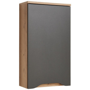 P & B Hängeschrank, Anthrazit, Eiche, Holzwerkstoff, 1 Fächer, 40x70x20 cm, Badezimmer, Badezimmerschränke, Hängeschränke