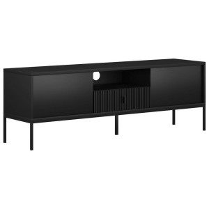 Boxxx Lowboard Maggiore, Schwarz, Holzwerkstoff, 1 Schublade(n) Schubladen, 154.5x52.4x39 cm, Typenauswahl, Beimöbel erhältlich, stehend, Wohnzimmer,