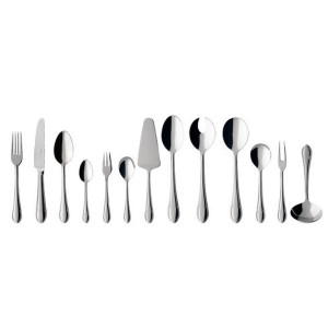 Villeroy & Boch Besteckset Madmoiselle, Metall, 68-teilig, Essen & Trinken, Besteck, Besteck-Sets
