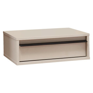 Chameo Nachtschrank, Kaschmir, Holzwerkstoff, 1 Schublade(n) Schubladen, 50x17x34 cm, Typenauswahl, hängend, Schlafzimmer, Nachttische