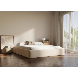 Chameo Polsterbett, Beige, Textil, Birke, Schichtholz, 180x200 cm, Bettkasten, in verschiedenen Größen erhältlich, Schlafzimmer, Betten, Polsterbetten