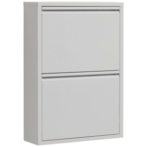 Carryhome Schuhkipper, Weiß, Metall, 50x70.5x15 cm, Typenauswahl, Garderobe, Schuhaufbewahrung, Schuhkipper
