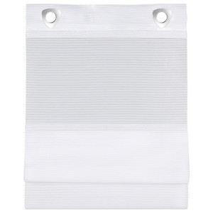 Novel Magnetrollo Benin, Weiß, Textil, Streifen, 80x130 cm, Oeko-Tex® Standard 100, Wohntextilien, Rollos & Jalousien, Rollos