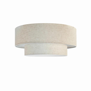 Nordlux Deckenleuchte, Beige, Textil, rund,rund, 22 cm, Lampen & Leuchten, Innenbeleuchtung, Leuchten nach Räumen, Bürolampen