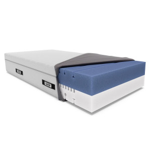 bett1.de BODYGUARD® Boxspring Matratze, 28 cm hoch, 100% Vollschaum, Härtegrad mittelfest/fester, 160x210