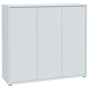 Carryhome Schuhschrank Alice Springs, Hellgrau, Holzwerkstoff, 8 Fächer, 109.2x99.1x34.9 cm, Typenauswahl, stehend, Garderobe, Schuhaufbewahrung,