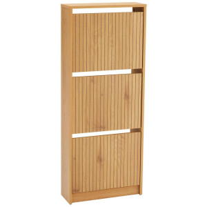 Carryhome Schuhkipper, Eiche, Holzwerkstoff, 49x122x18 cm, Typenauswahl, Beimöbel erhältlich, stehend, Garderobe, Schuhaufbewahrung, Schuhkipper