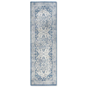 Villeroy & Boch Läufer Kollektion 1869, Blau, Creme, Textil, orientalisch, rechteckig, 80x240 cm, Oeko-Tex® Standard 100, in verschiedenen Größen