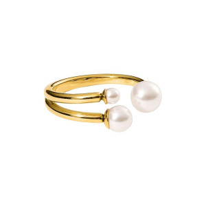 Purelei Edelstahlring Core Collection 23161-Ring-Finesse-Gold-56