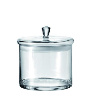 Leonardo Dose, Klar, Glas, rund, 20 cm, Ordnen & Aufbewahren, Dosen