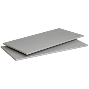 Mid.you Einlegebodenset, Grau, Holzwerkstoff, 96x2x50 cm, BQ - Bündnis für Qualität, Made in Germany, DIN EN ISO 9001, Schlafzimmer, Kleiderschränke,