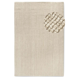 Villeroy & Boch Juteteppich Kollektion 1791, Creme, Textil, Uni, rechteckig, 200x290 cm, Oeko-Tex® Standard 100, für Fußbodenheizung geeignet, in