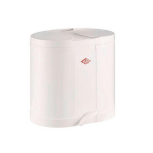 Wesco Abfallsammler Ökosammler 170, Weiß, Kunststoff, 2X15 L, 45x43x36 cm, Made in Germany, Küchen, Küchenausstattung, Mülleimer