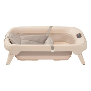 Maxicosi Maxi-Cosi Babybadewanne Indigo Pus, Hellrosa, Kunststoff, Textil, 51x24x86 cm, faltbar, Pflegen, Baden, Babybadewannen