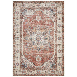 Novel Vintage-Teppich, Mehrfarbig, Beige, Textil, Tier, rechteckig, 200x290 cm, Bsci, Oeko-Tex® Standard 100, für Fußbodenheizung geeignet, waschbar,