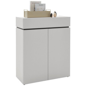 Voleo Kommode, Kaschmir, Kunststoff, 2 Fächer, 1 Schublade(n) Schubladen, 90x111x40 cm, Typenauswahl, Beimöbel erhältlich, stehend, Wohnzimmer,