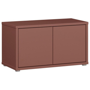 Carryhome Garderobenbank, Terracotta, Kunststoff, 74.5x41.5x34.9 cm, Garderobe, Garderobenbänke