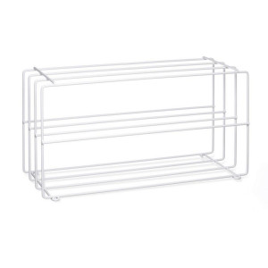 Mid.you Schuhregal, Weiß, Metall, 73x40x28.5 cm, erweiterbar, Garderobe, Schuhaufbewahrung, Schuhregale