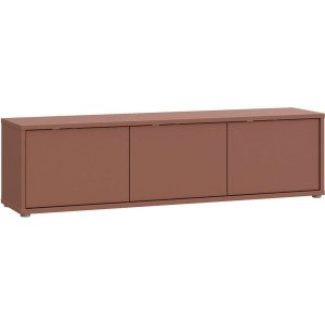 Carryhome Lowboard, Terracotta, Kunststoff, 154.2x42.5x34.9 cm, Beimöbel erhältlich, Wohnzimmer, Wohnwände, Lowboards