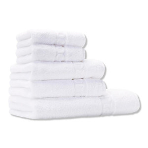 JOOP! Frottierset Studio Colours, Weiß, Textil, 5-teilig, Uni, Oeko-Tex® Standard 100, Aufhängeschlaufe, strapazierfähig, durchgefärbt, angenehm