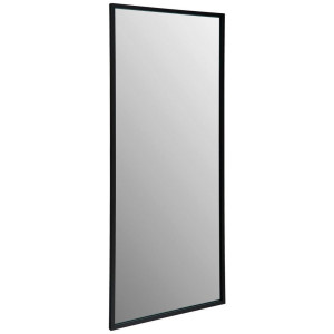 Mid.you Wandspiegel, Schwarz, Metall, Holzwerkstoff, rechteckig, 70x160x2.5 cm, Spiegel, Wandspiegel