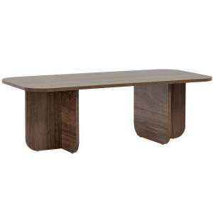 Mid.you Couchtisch, Walnuss, Holzwerkstoff, 60x41x120 cm, Wohnzimmer, Wohnzimmertische, Couchtische