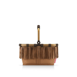 Reisenthel Einkaufskorb, Cognac, Textil, 5 L, 33.5x18x19.5 cm, Griffe, Freizeit, Koffer & Taschen, Einkaufskörbe
