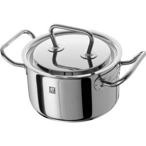 Zwilling Kochtopf Twin Classic, Silber, Metall, 2,0 L, rund, 15.2 cm, Messskala, backofengeeignet,backofengeeignet, Kochen, Töpfe, Kochtöpfe