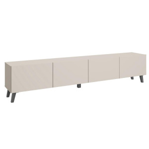 P & B Lowboard, Beige, Kaschmir, Kunststoff, 190x40x32 cm, Fsc, stehend, Wohnzimmer, Wohnwände, Lowboards, Lowboards stehend
