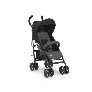 Joie Buggy Nitro LX, Schwarz, Textil, EN 1888, UV 50+, Fußstütze abklappbar, Federung, 5-Punkte-Gurt, Transportsicherung, mit Tragegriff, abnehmbarer